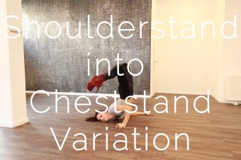 Shoulderstand into Cheststand Variation