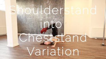 Shoulderstand into Cheststand Variation